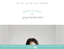 Tablet Screenshot of mollyclaire.com